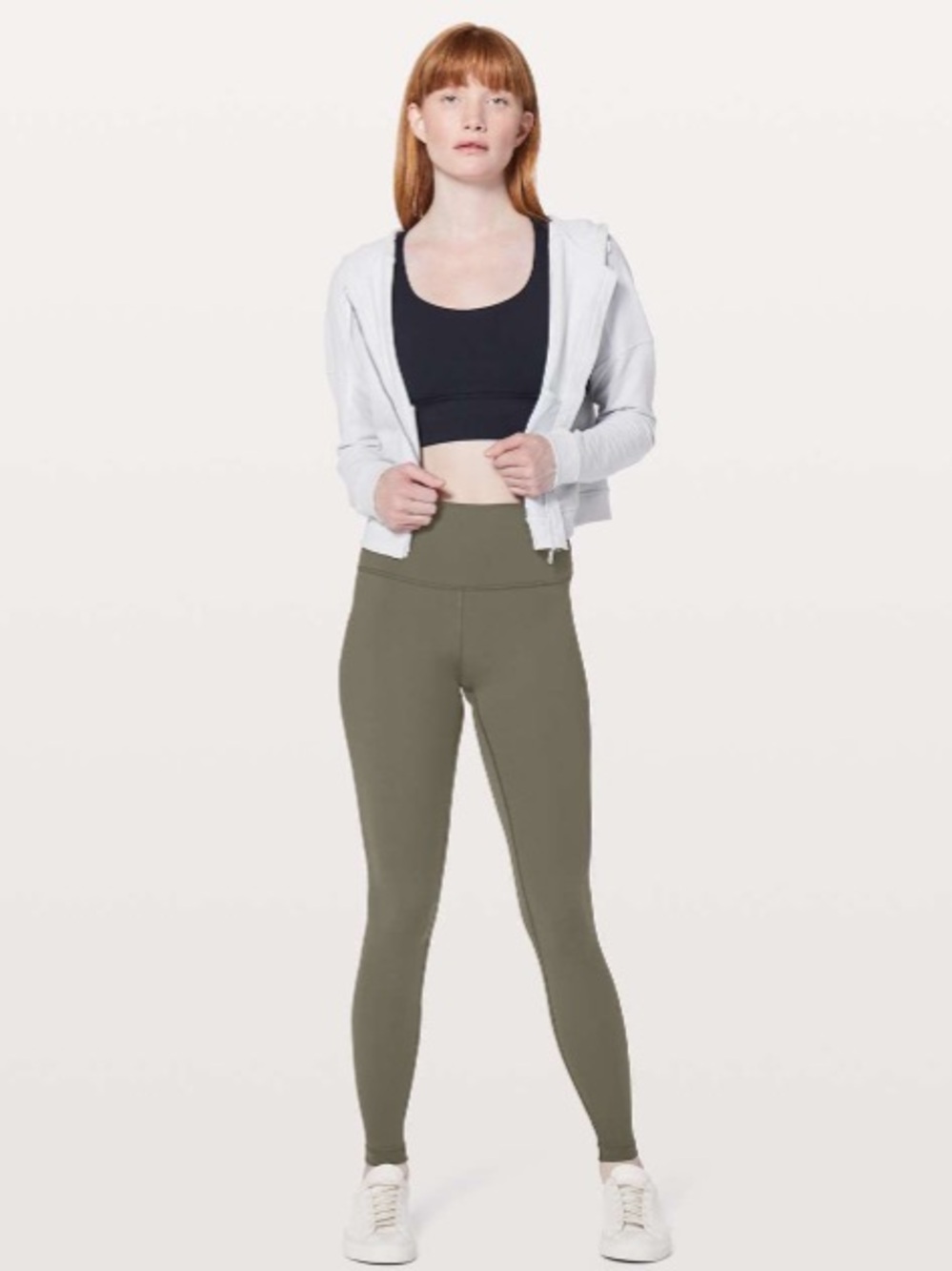 Lululemon Wunder Under Hi-Rise Tight *Full-On Luxtreme 28" Dark Olive